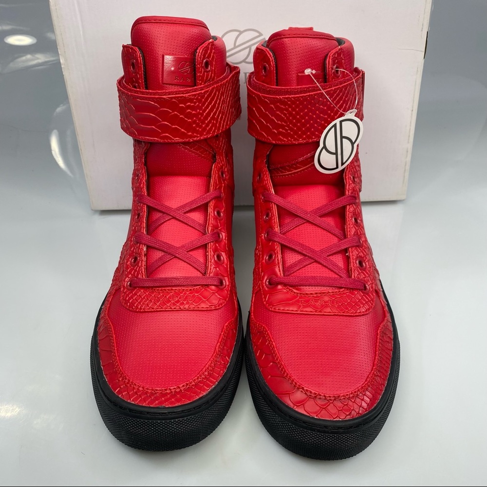 COPY - RADII VERTEX SCARLET CROCODILB VEGAN LBATHBR COLOR RED/BLK